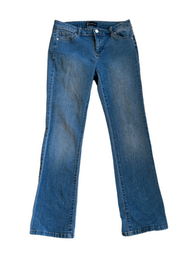 New York & Company Blue Boot-Cut Jeans